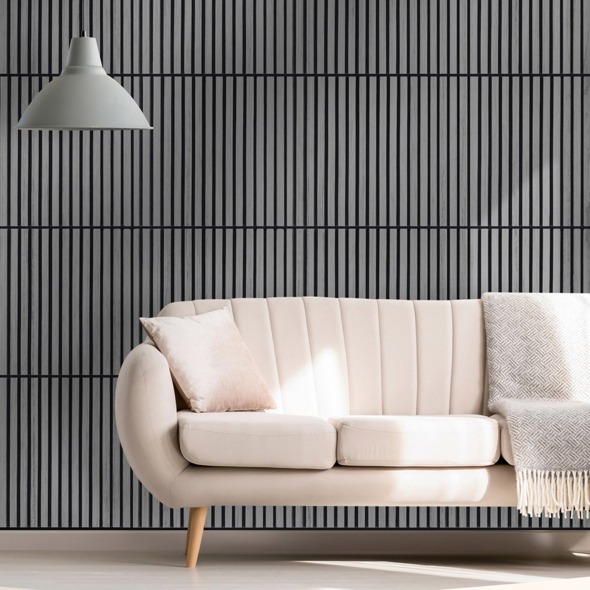 Acoustic Square Wall Panels 60 x 60cm (SET of 4) - Ash Grey