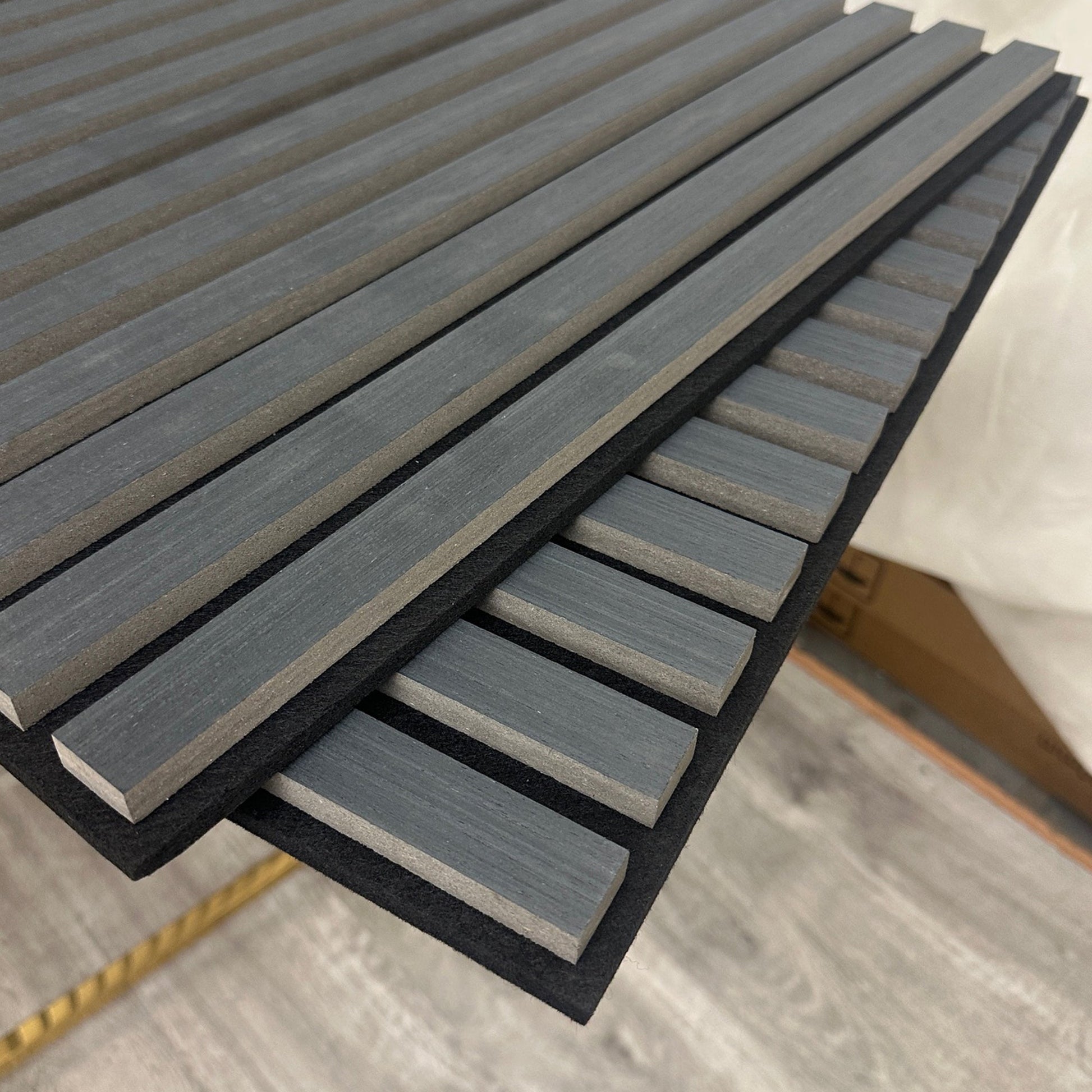 Acoustic Square Wall Panels 60 x 60cm (SET of 4) - Charcoal Black