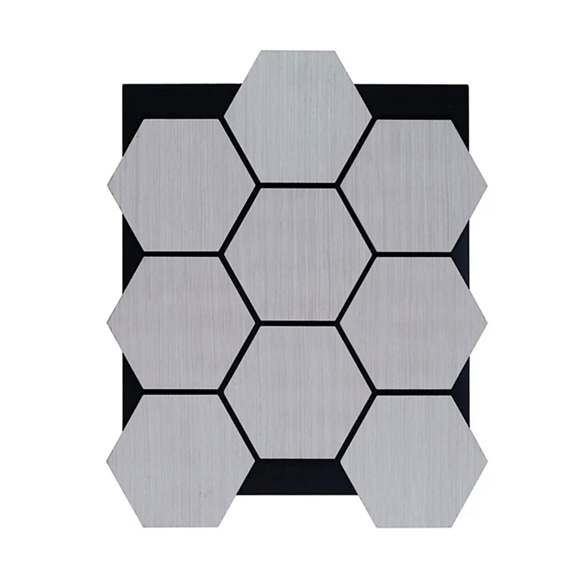 Acoustic Hexagon Wall Panel 70 x 60cm - Ash Grey