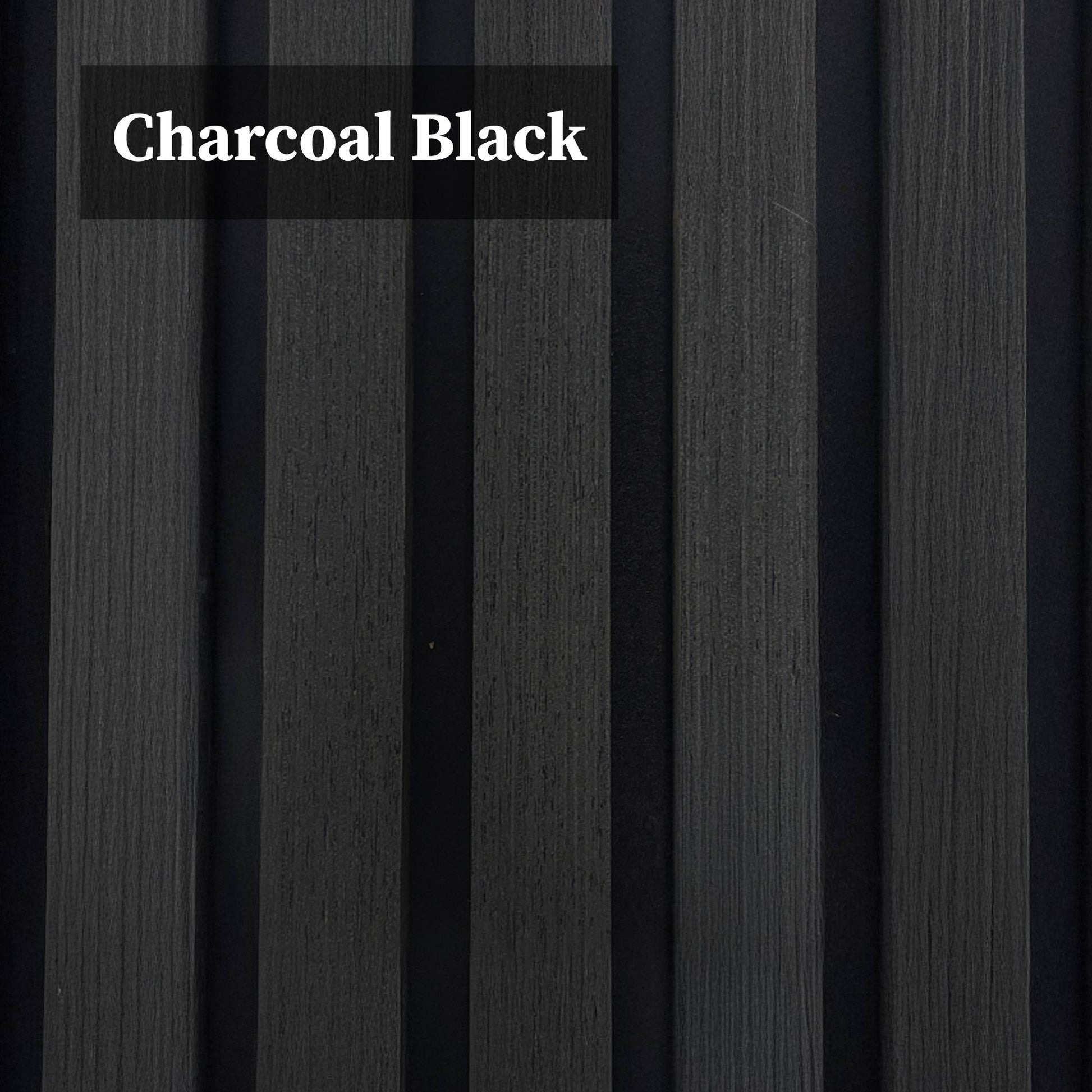 Acoustic Square Wall Panels 60 x 60cm (SET of 4) - Charcoal Black