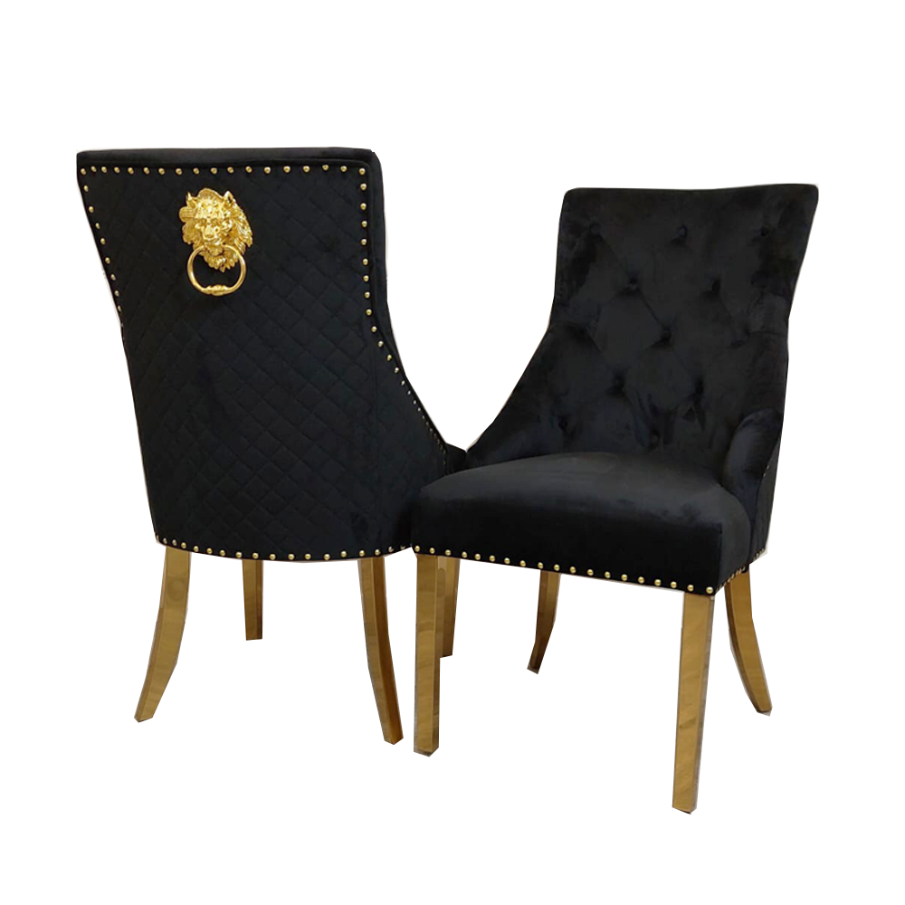 Louis Gold 1.8m Black & Gold - 6 Bentley Black & Gold