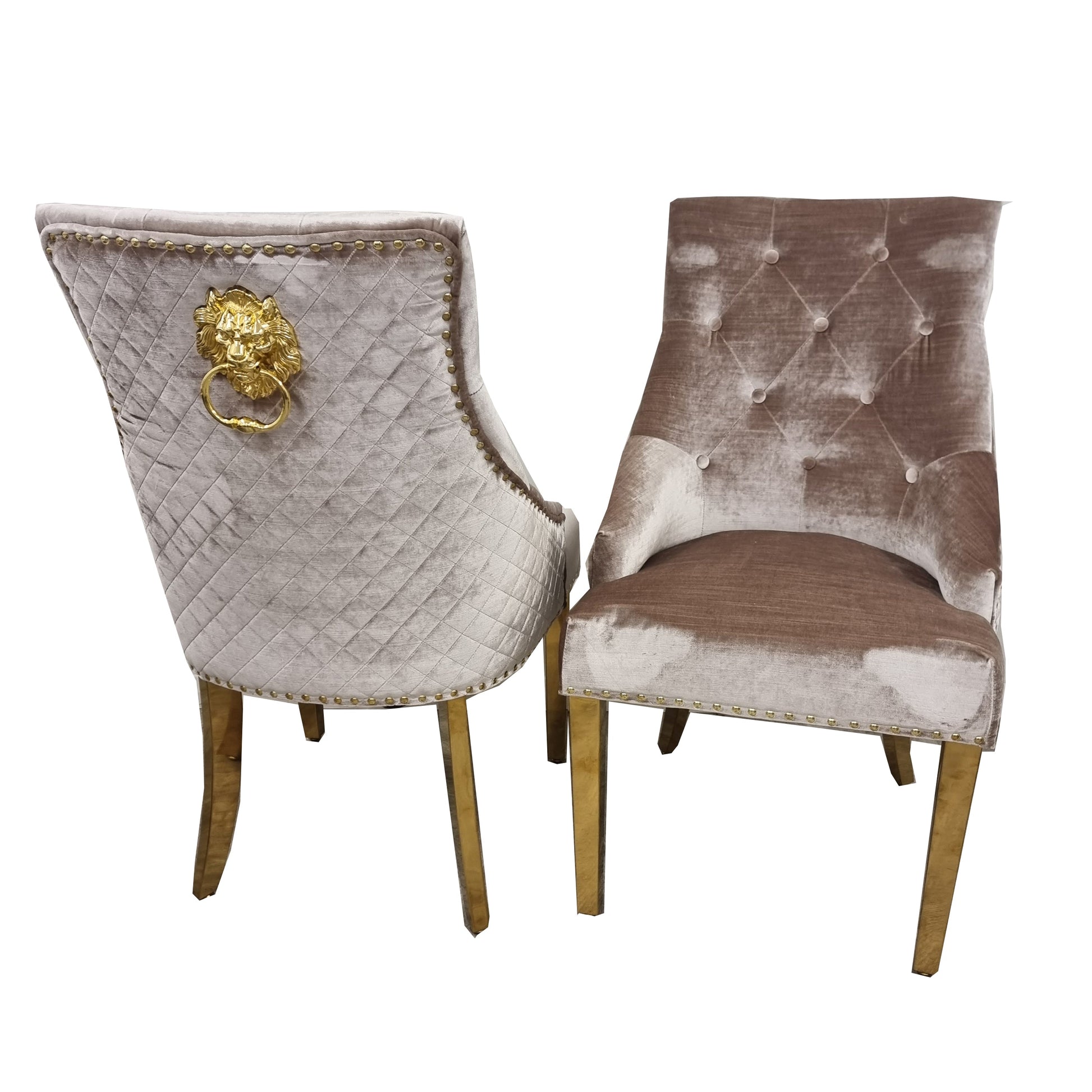 Louis Gold 1.8m Black & Gold - 6 Bentley Beige & Gold