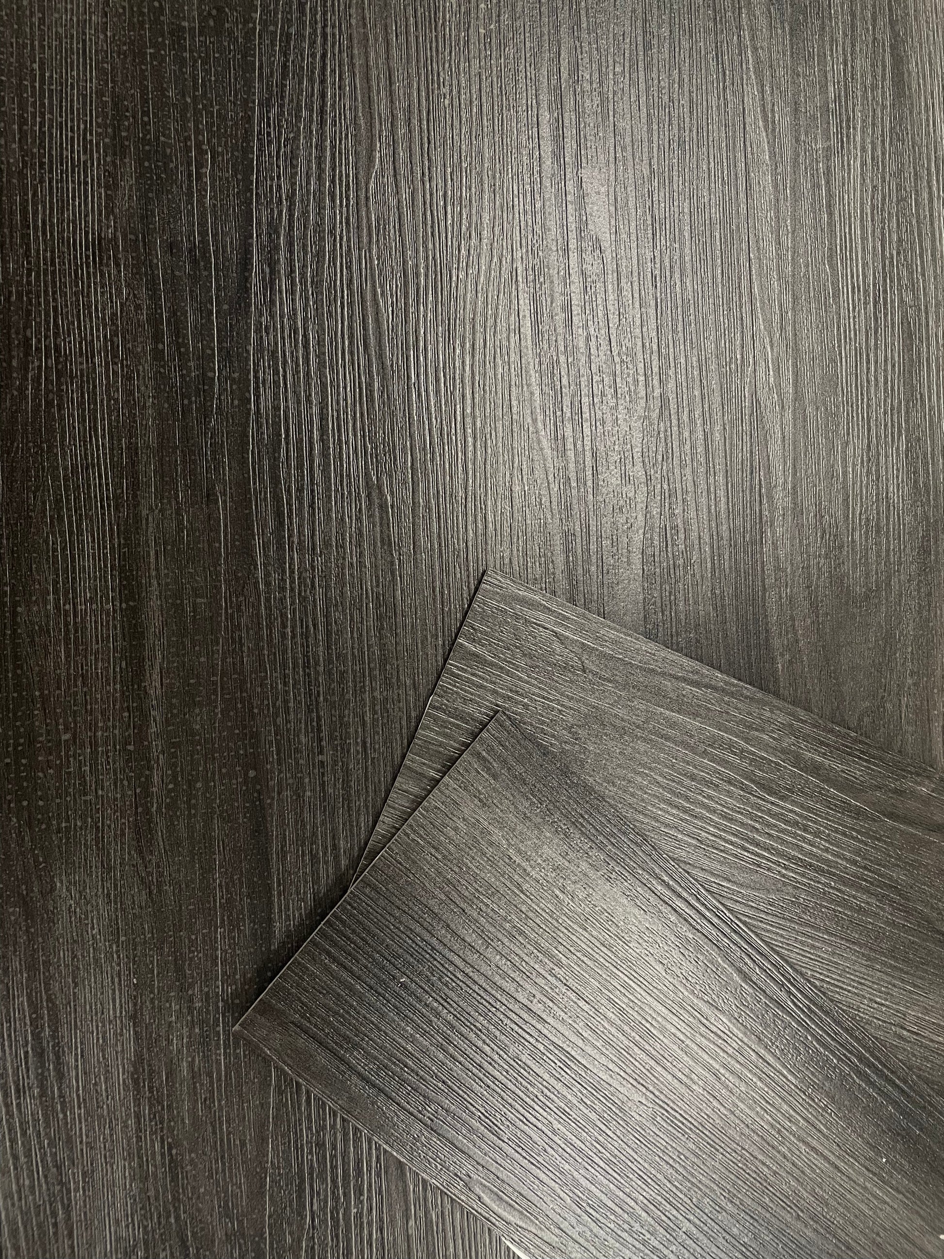 Self Adhesive Vinyl Flooring Tiles - Wood Effect Charcoal | 36pcs (5m² area)