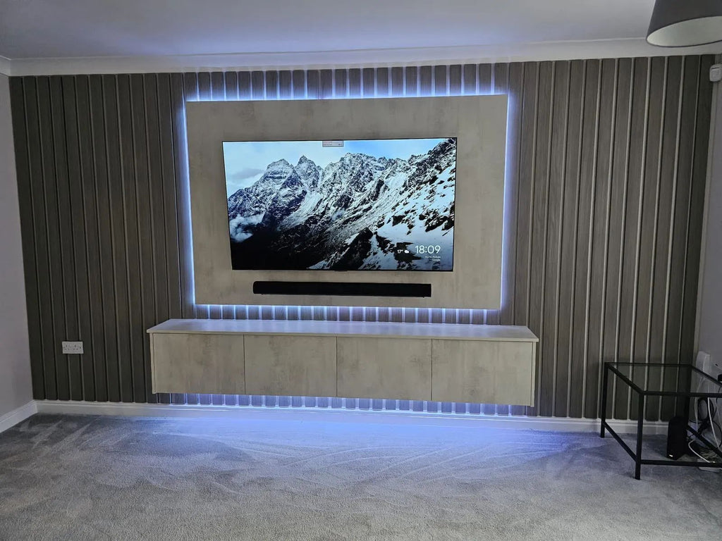 Silver Media Wall Package