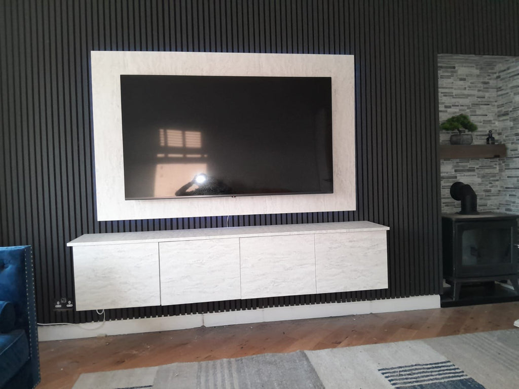 Silver Media Wall Package