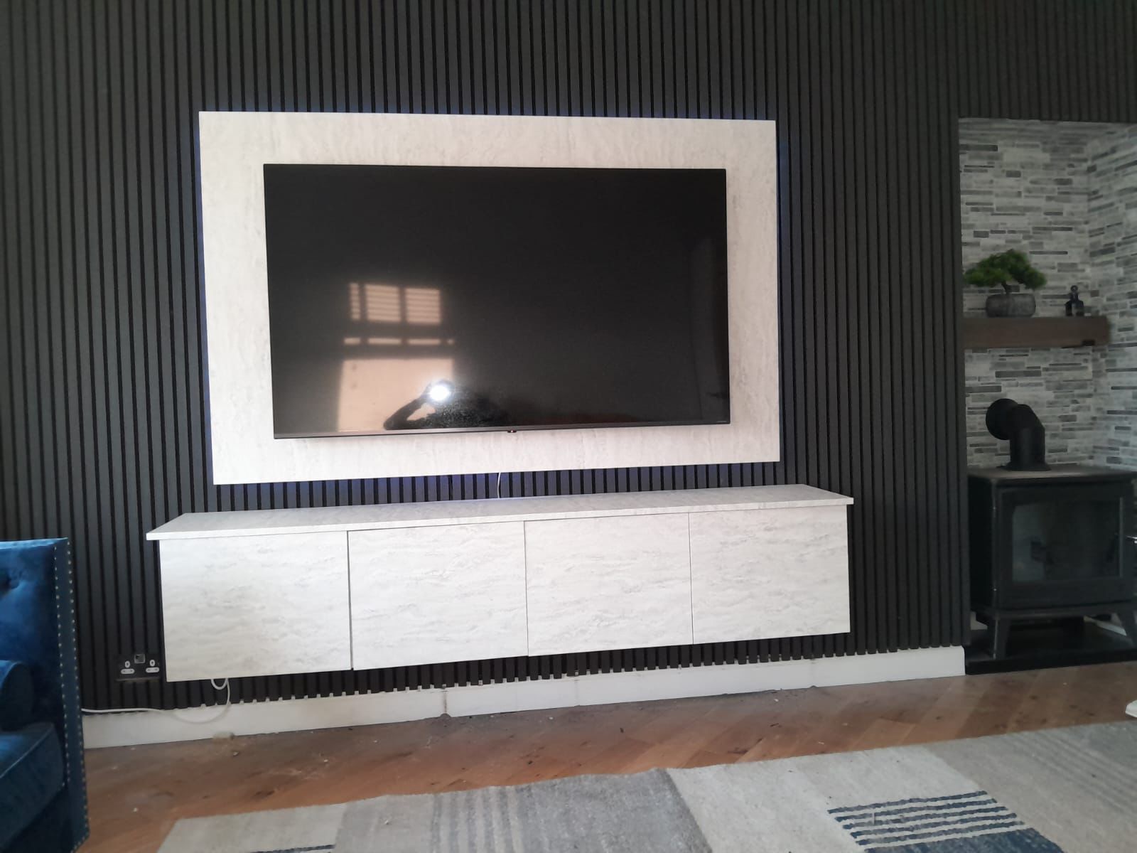 Silver Media Wall Package