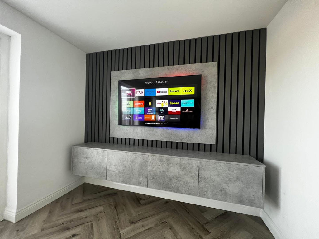 Silver Media Wall Package
