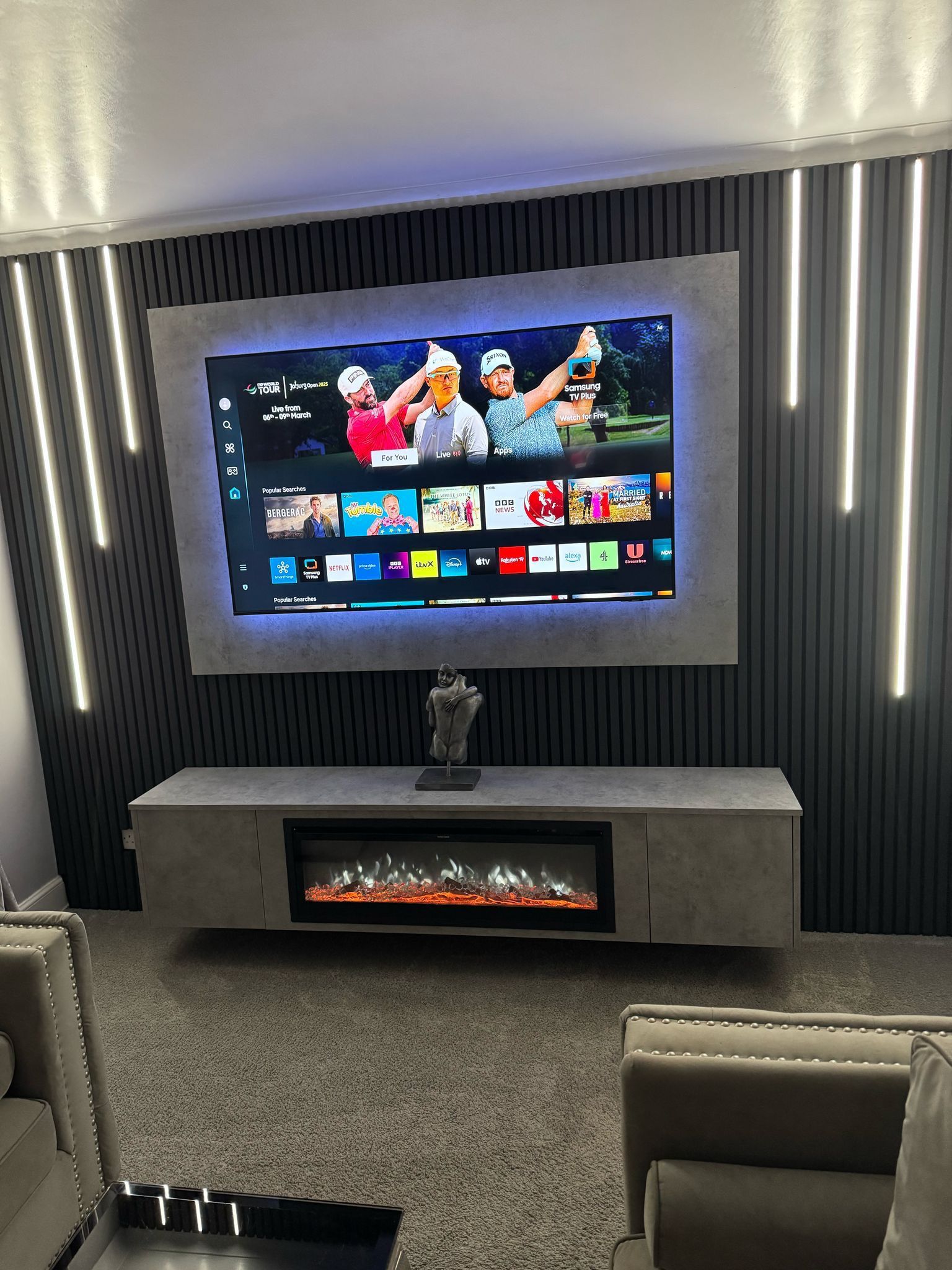 Gold Media Wall Package
