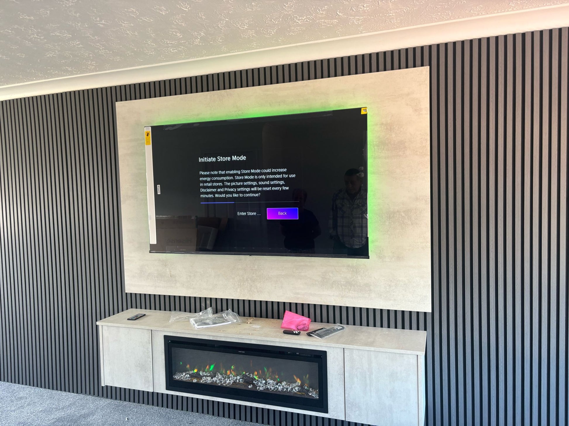 Gold Media Wall Package