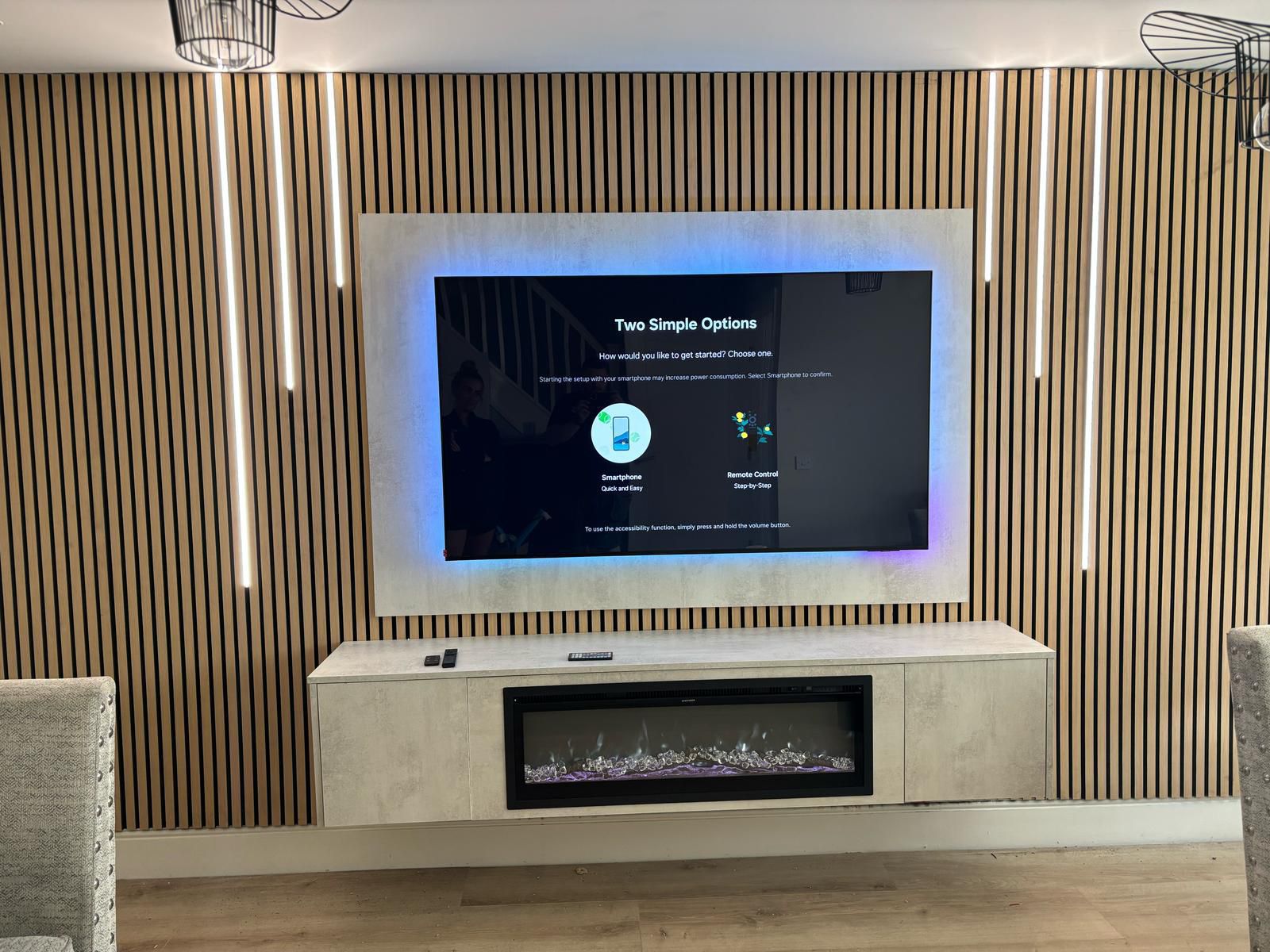 Gold Media Wall Package