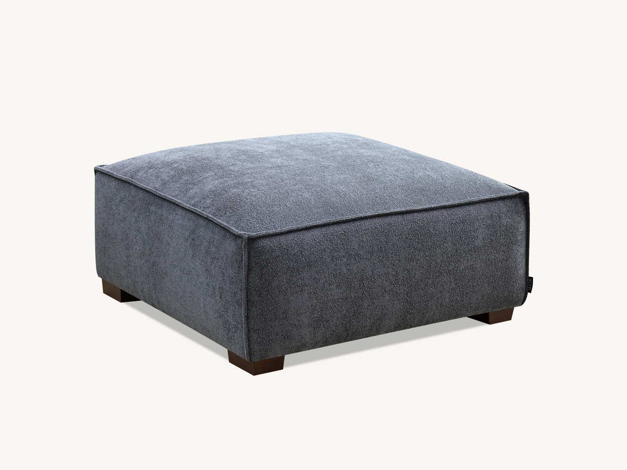 Dakota 4 seater sofa with Chaise in Charcoal Boucle
