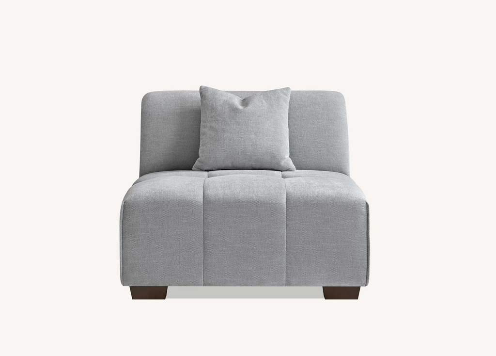 Leonard Right Hand Corner Sofa Group in Cloudy Grey Boucle