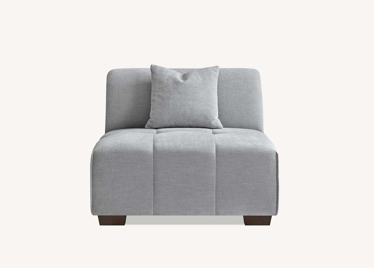 Leonard Right Hand Corner Sofa Group in Cloudy Grey Boucle