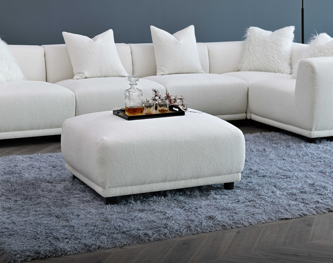 Lottie Modular Corner Sofa Group in Polar Boucle