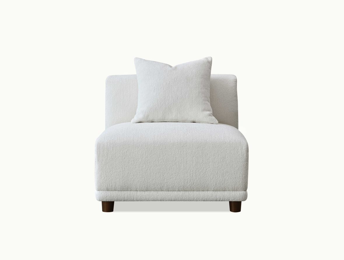 Lottie Modular Corner Sofa Group in Polar Boucle