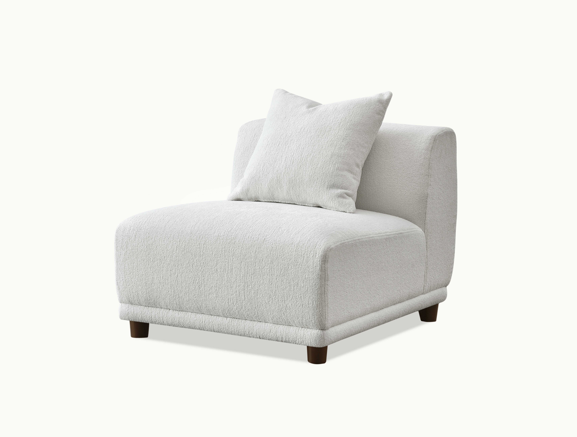 Lottie Modular Corner Sofa Group in Polar Boucle