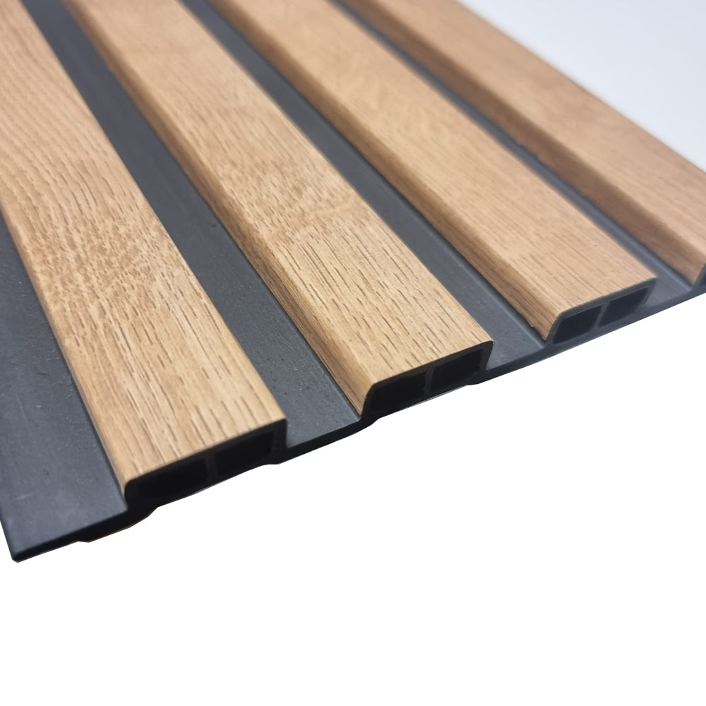 WPC Wood Effect Slatted Wall Panels