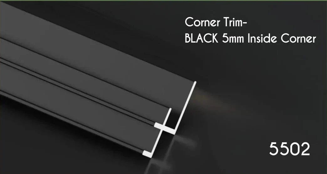Inside Corner X Trim - 5mm Profile
