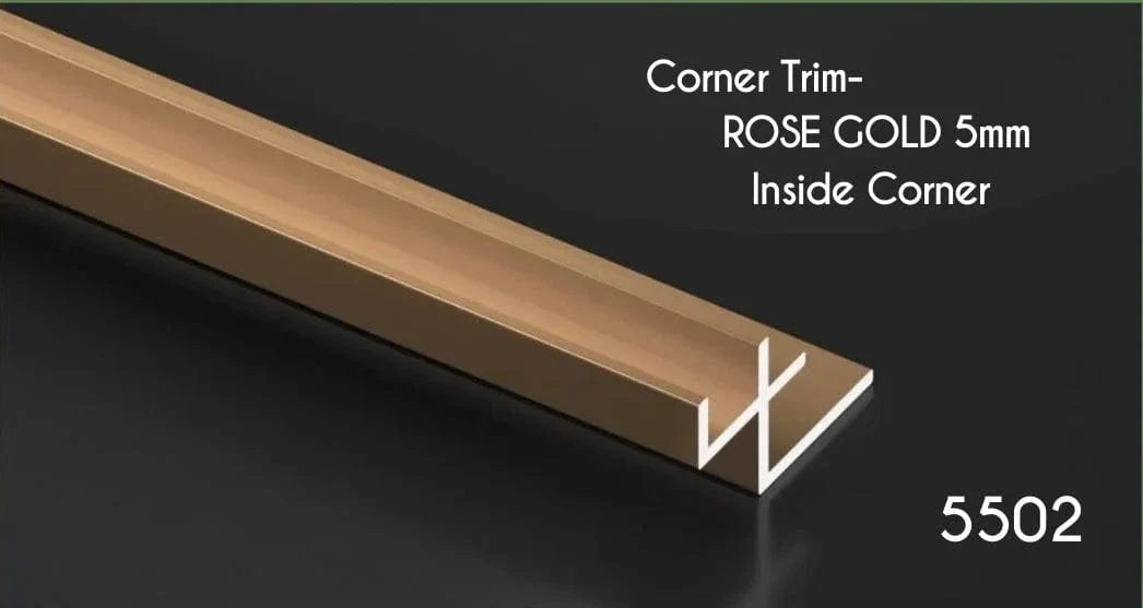 Inside Corner X Trim - 5mm Profile