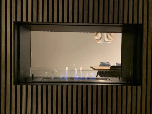 Foco Two 1000 - Built-in Tunnel Bioethanol Fireplace