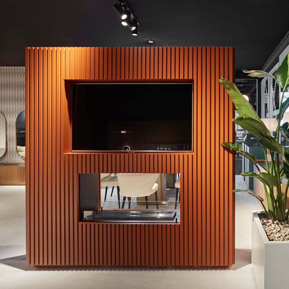 Foco Two 1000 - Built-in Tunnel Bioethanol Fireplace