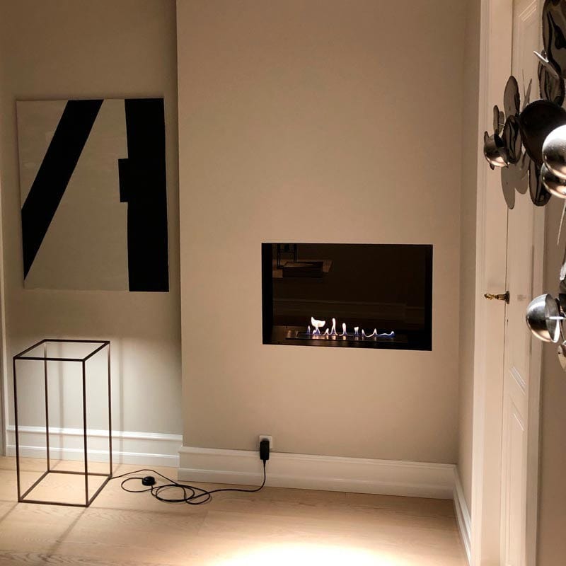 Foco Two 800 - Built-in Tunnel Bioethanol Fireplace