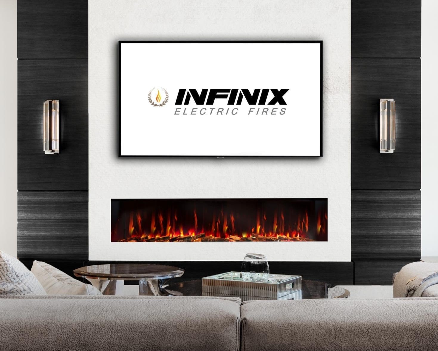 Infinix Landscape 1100 HD Built-In Electric Fire