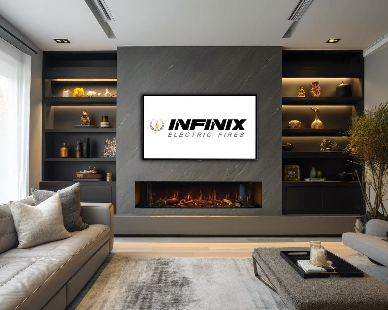 Infinix Landscape 1500 HD Built-In Electric Fire