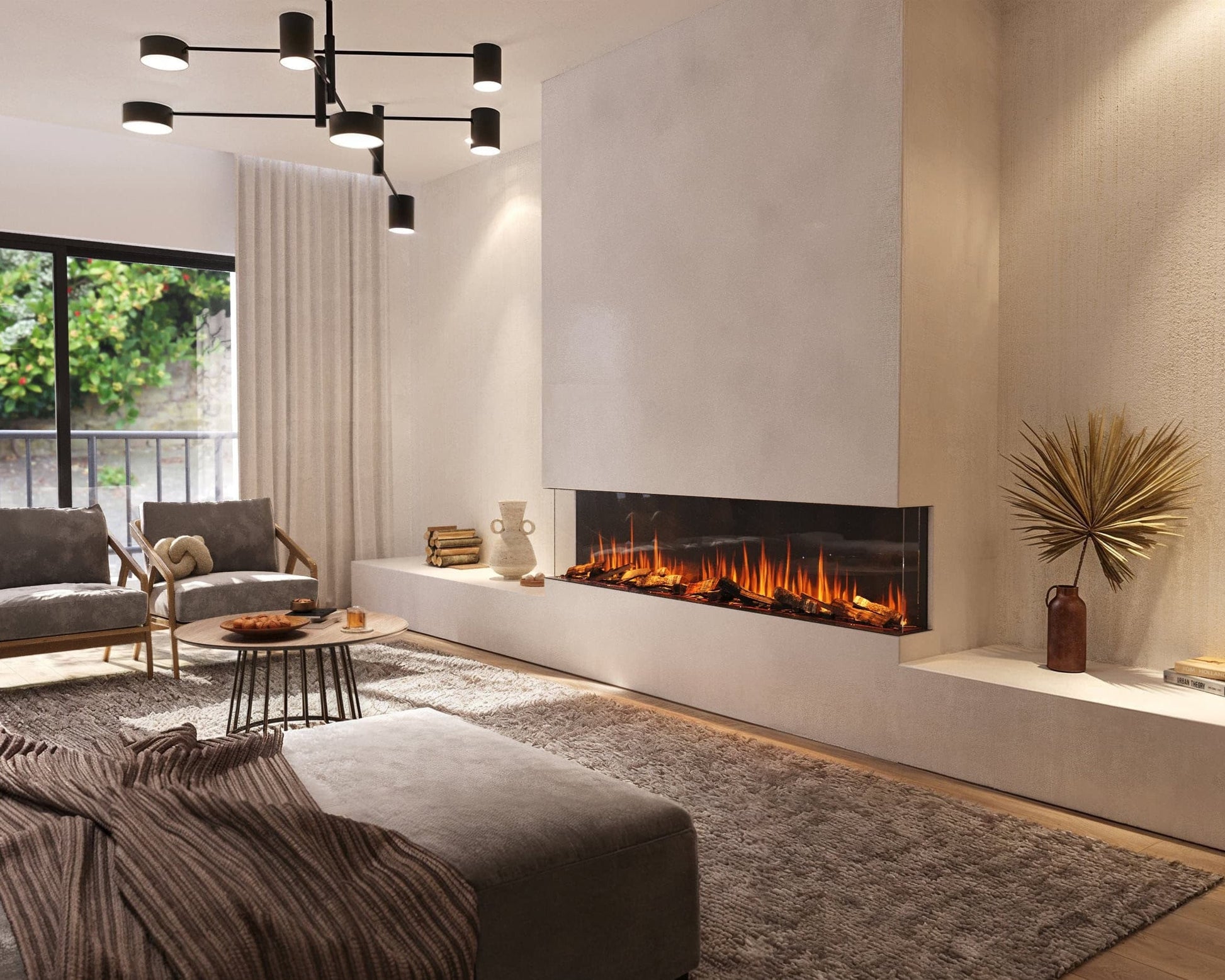Infinix Panoramic 1800 HD Built-In Electric Fire