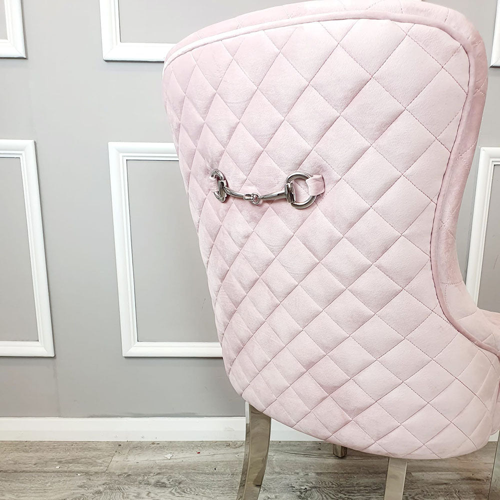 4 x Kate Dining Chairs in Pink