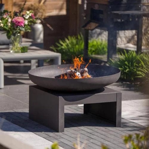 Kotka Industrial Dark Firepit - 80 cm