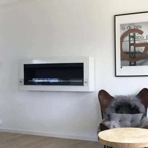 XL Wall Mounted Biofireplace - White