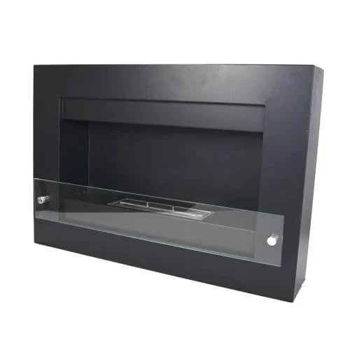 Nebraska Wall Mounted Biofireplace - Black
