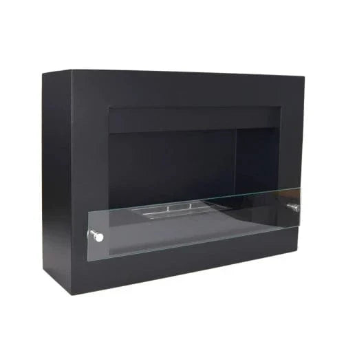 Nebraska Wall Mounted Biofireplace - Black