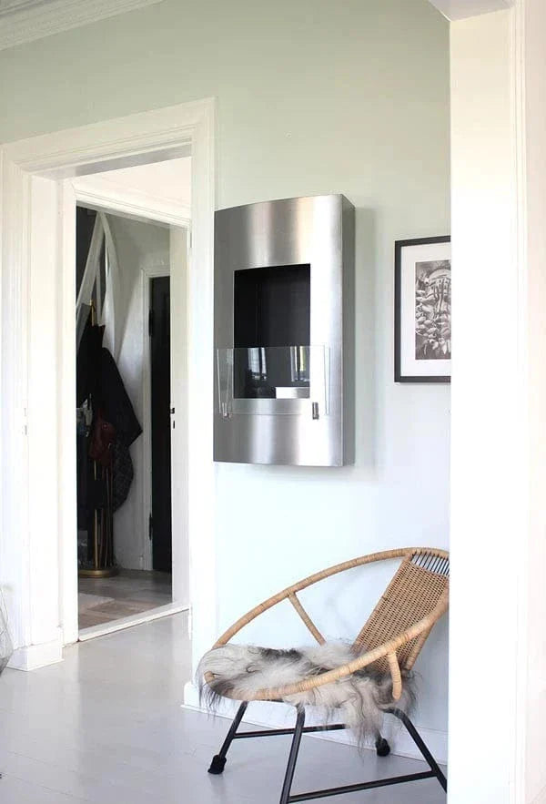 Vertical Bioethanol Wall Mounted Fireplace