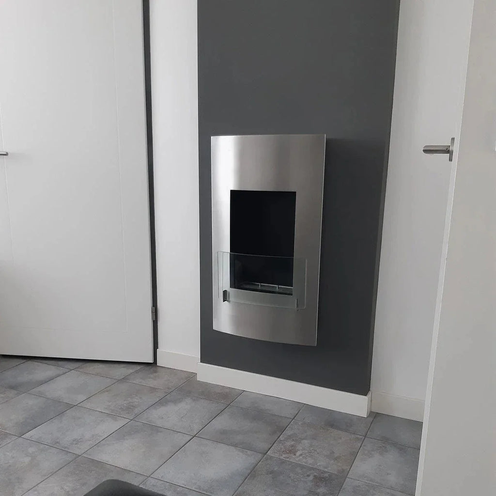 Vertical Bioethanol Wall Mounted Fireplace
